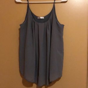 Flowy grey tank top